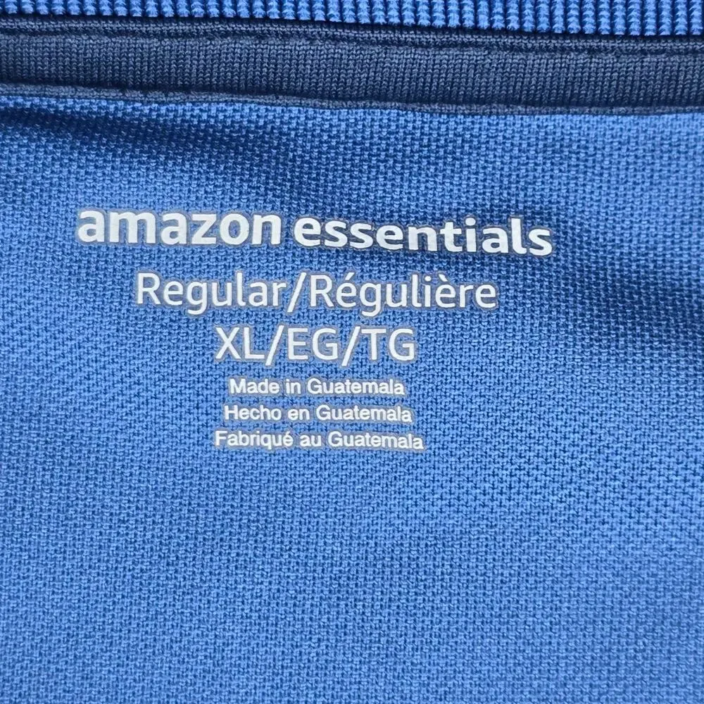 🌼Amazon Essentials XL Blue Performance Golf Polo Shirt - Picture 4 of 9